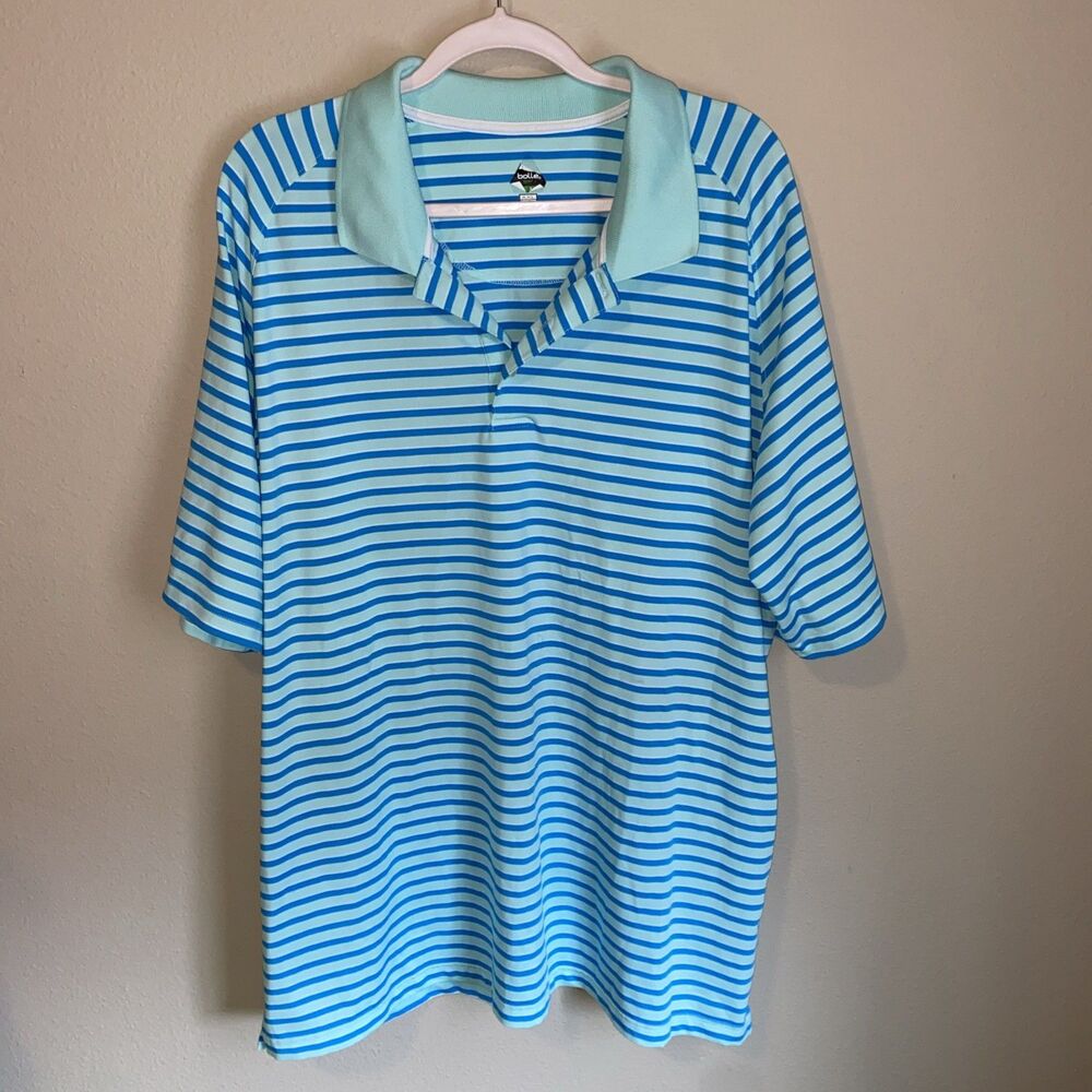 Bolle Men’s Polo Blue Stripe